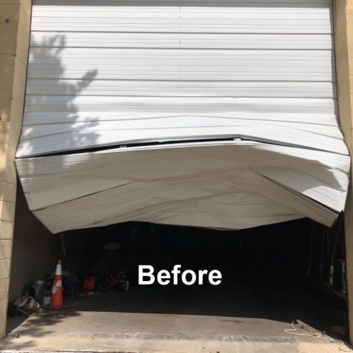 Garage Doors - Before and After