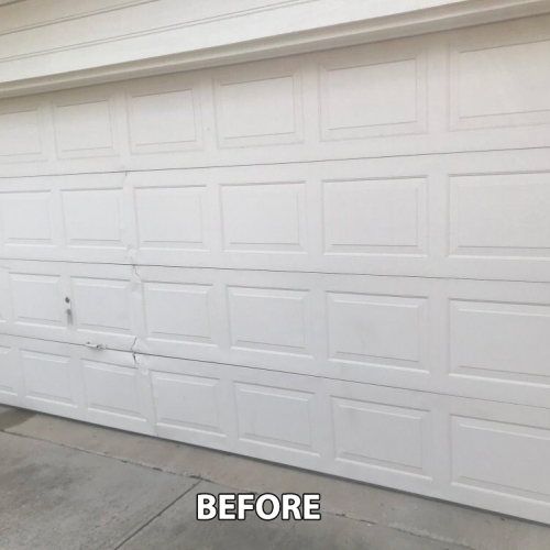 Garage Doors - Before and After