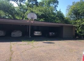 Residential carport before adding garage doors A1