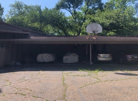 Residential carport before adding garage doors A2