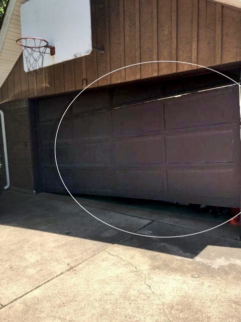 Broken Garage Door