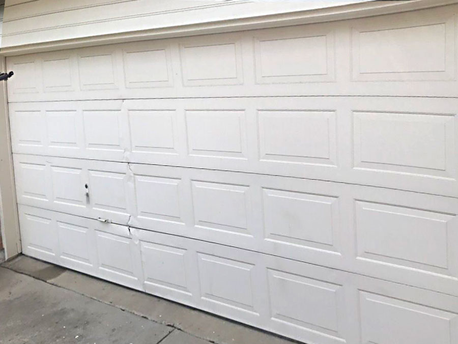 Dented Garage Door Repair