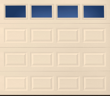 Amarr Heritage Short Panel Almond Traditional Residential Garage Door