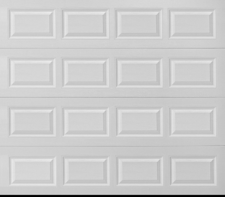 Amarr Lincoln Short Panel True White Traditional Residential Garage Door