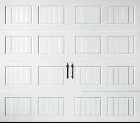 Amarr Hillcrest Residential Carriage Garage Door in True White