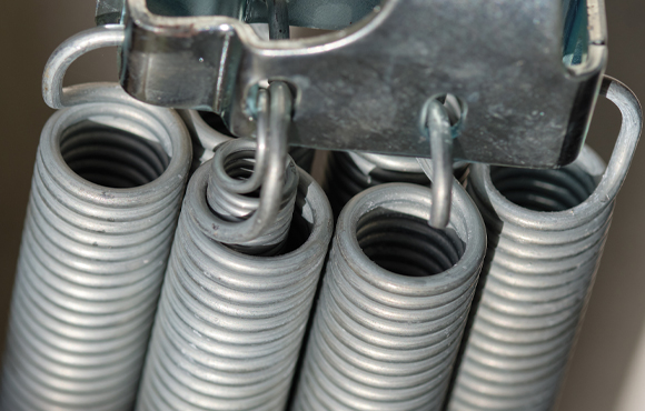 Example of Extension Spring in Fort Worth, TX Garage Door